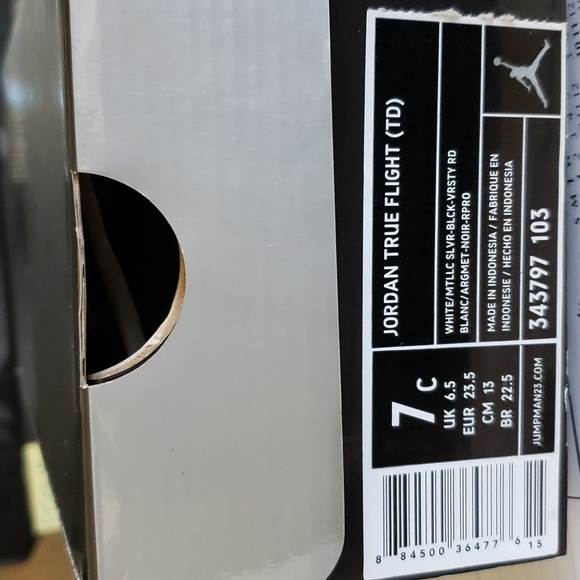 Jordan True Flight Toddler Basketball shoes EUC - Picture 10 of 10